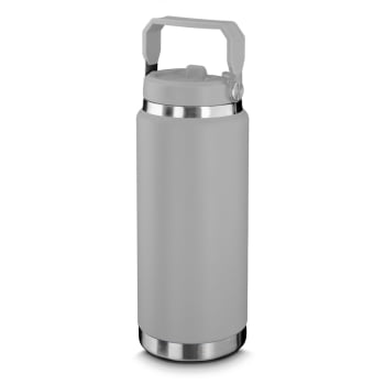 Garrafa Térmica Squeeze Aço Inox 900ml com Alça Bebida Quente e Fria Brindes Personalizados