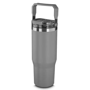 Garrafa Térmica Squeeze Aço Inox 950ml com Alça Bebida Quente e Fria Brindes Personalizados