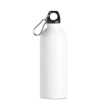 Squeeze Brinde Personalizado 500 ml Inox Bolinha com Mosquetão