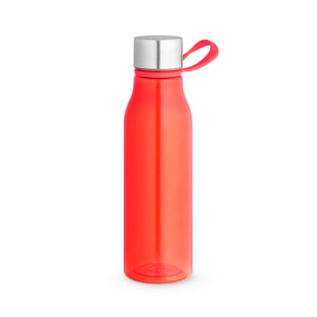 Squeeze Garrafa 590 ml Sustentável rPET 100% Reciclado com Tampa Aço Inox Brinde Personalizado