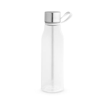 Squeeze Garrafa 590 ml Sustentável rPET 100% Reciclado com Tampa Aço Inox Brinde Personalizado