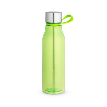 Squeeze Garrafa 590 ml Sustentável rPET 100% Reciclado com Tampa Aço Inox Brinde Personalizado