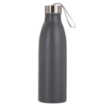 Squeeze Garrafa Aço Inox 750ml Fosco Tampa com Alça Brindes Personalizados