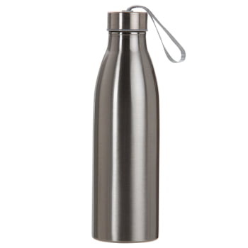 Squeeze Garrafa Aço Inox 750ml Fosco Tampa com Alça Brindes Personalizados