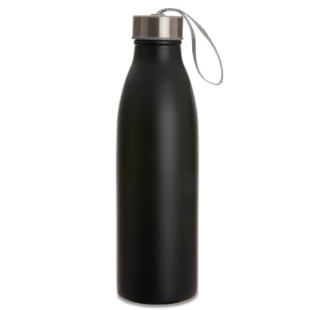 Squeeze Garrafa Aço Inox 750ml Fosco Tampa com Alça Brindes Personalizados