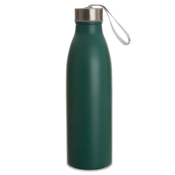 Squeeze Garrafa Aço Inox 750ml Fosco Tampa com Alça Brindes Personalizados