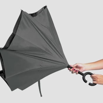 Guarda Chuva Personalizado Seda Sintética 108 CM SMGC-00402 Brinde Personalizado