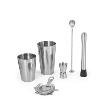 Kit Bebida Personalizado Aço 6 Peças SP94043 Brindes Personalizados