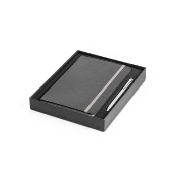 Kit Caderno e Caneta Personalizado 160 Páginas SP93714 Brinde Personalizado