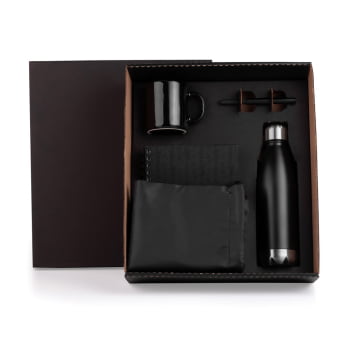 Kit Caderno e Acessórios 5 Peças SMKT-9045X Brinde Personalizado