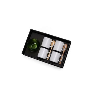 Kit Café da Manhã Personalizado Bambu 12 Peças SMKT-90177 Brindes Personalizados