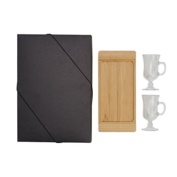 Kit Café Personalizado 3 Peças  SMKT-90186 Brinde Personalizado