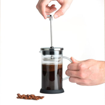 Kit Café Personalizado 4 Peças Com Prensa Francesa SMKT-90279 Brinde Personalizado