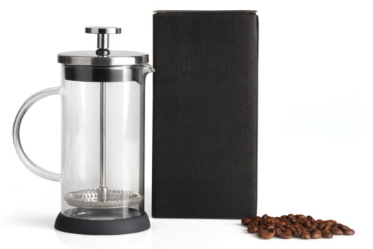 Kit Café Personalizado 4 Peças Com Prensa Francesa SMKT-90279 Brinde Personalizado