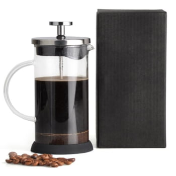 Kit Café Personalizado 4 Peças Com Prensa Francesa SMKT-90279 Brinde Personalizado