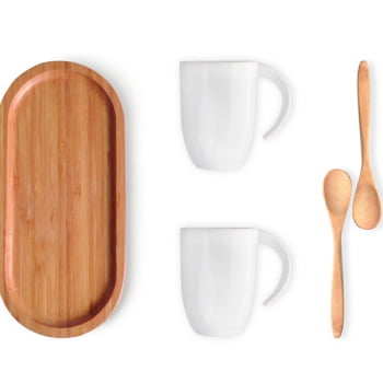 Kit Café Personalizado 5 Peças  SMKT-90296 Brinde Personalizado