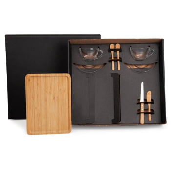 Kit Café Personalizado 9 Peças  SMKT-90142 Brinde Personalizado