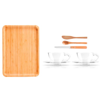 Kit Café Personalizado 9 Peças  SMKT-90142 Brinde Personalizado