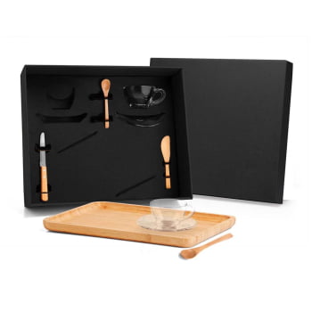 Kit Café Personalizado 9 Peças  SMKT-90142 Brinde Personalizado