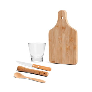 Kit Caipirinha Personalizada 5 Peças SMKC-00263 Brindes Personalizado