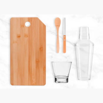 Kit Caipirinha Personalizada 5 Peças SMKT-90125 Brindes Personalizado