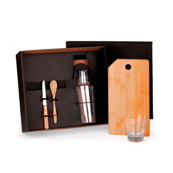 Kit Caipirinha Personalizada 5 Peças SMKT-90125 Brindes Personalizado