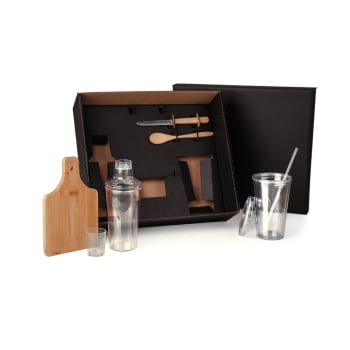 Kit Caipirinha Personalizada 5 Peças SMKT-90126 Brinde Personalizado