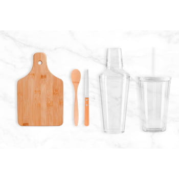 Kit Caipirinha Personalizada 5 Peças SMKT-90126 Brinde Personalizado