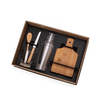 Kit Caipirinha Personalizada 5 Peças SMKT-90175 Brinde Personalizado