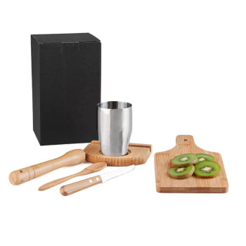 Kit Caipirinha Personalizada 6 Peças SMKC-00443 Brinde Personalizado