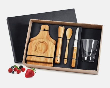 Kit Caipirinha Personalizada 6 Peças SMKE-00463 Brinde Personalizado