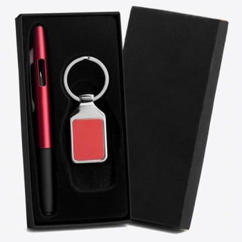 Kit Caneta e Chaveiro Abs / Metal SMCC-73504 Brindes Personalizados