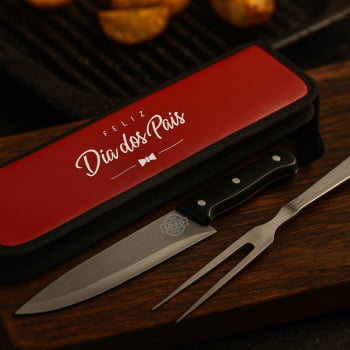 Brinde Presente Dia dos Pais Personalizado Estojo 210D 2 Peças SP94137-PAI