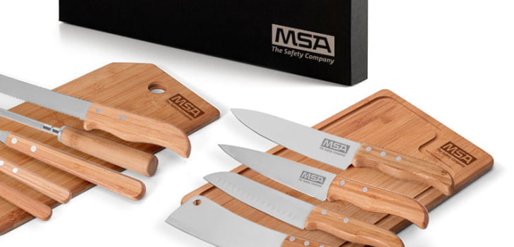 Kit Churrasco Personalizado 12 Peças Caixa Preta SMKT-90027 Brinde Personalizado