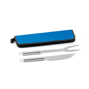 Kit Churrasco Personalizado 2 Peças SP94136 Estojo 210D Brinde Personalizado