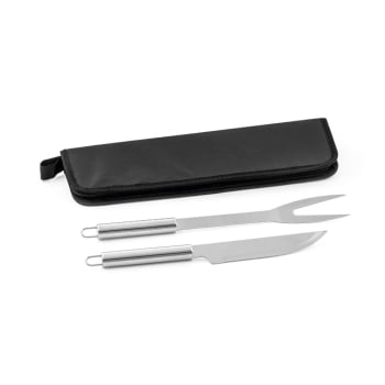 Kit Churrasco Personalizado 2 Peças SP94136 Estojo 210D Brinde Personalizado