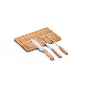 Kit Churrasco Personalizado 3 Peças SP94107 Estojo 210D Brinde Personalizado