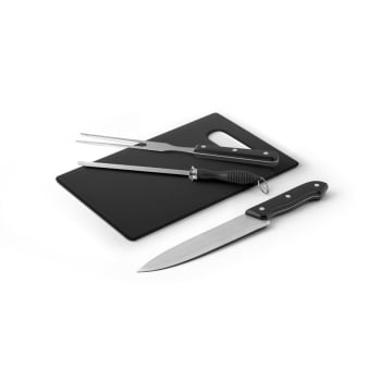 Kit Churrasco Personalizado 4 Peças SP94102 Estojo 210D Brinde Personalizado