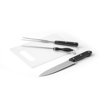 Kit Churrasco Personalizado 4 Peças SP94102 Estojo 210D Brinde Personalizado