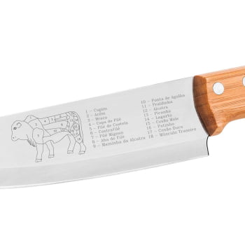 Kit Churrasco Personalizado 5 Peças com Copos SMKT-9027L Brinde Personalizado