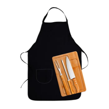Kit Churrasco Personalizado 5 Peças  SMMB-A4103 Brinde Personalizado
