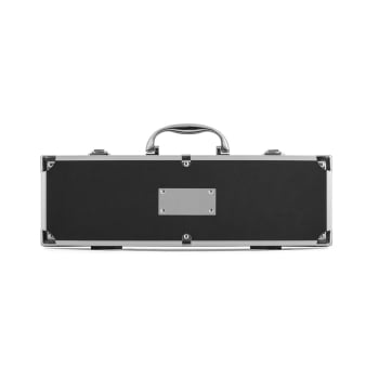Kit Churrasco Personalizado 5 Peças SP94109 Estojo Alumínio Brindes Personalizados