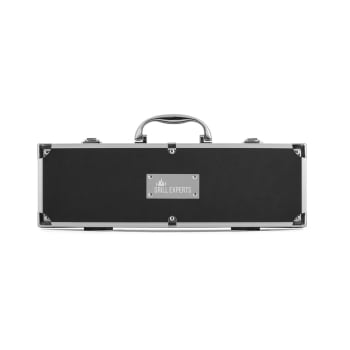 Kit Churrasco Personalizado 5 Peças SP94109 Estojo Alumínio Brindes Personalizados