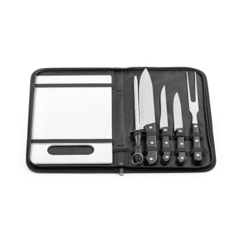 Kit Churrasco Personalizado 5 Peças SP94144 Estojo Nylon Brinde Personalizado