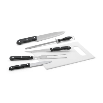 Kit Churrasco Personalizado 5 Peças SP94144 Estojo Nylon Brinde Personalizado