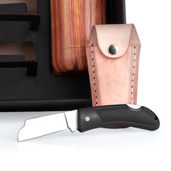 Kit Churrasco Personalizado Bambu e Inox 6 Peças SMKT-9025I Brinde Personalizado