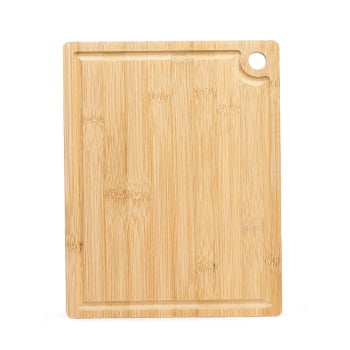 Tábua de Corte Personalizada 27x21 cm Bambu com Canaleta X18583B Brinde Personalizado