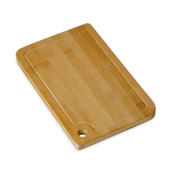 Tábua de Corte Personalizada 28x18 cm Bambu com Canaleta X18587 Brinde Personalizado