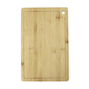 Tábua de Corte Personalizada 30x20 cm Bambu com Canaleta X18584B Brindes Personalizados