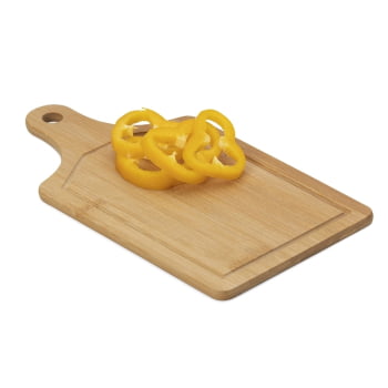 Tábua de Corte Personalizada 33x18 cm Bambu com Canaleta X18580 Brindes Personalizados